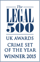 Winner Legal 500 Crime Set of the Year 2015